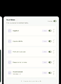 A browser extension that filters posts on X with Jev